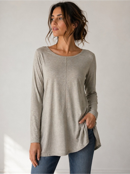 J. Jill Tops - ✨ Pure Jill by J.Jill Soft Neutral Tunic – Effortless Everyday Style 🤍✨